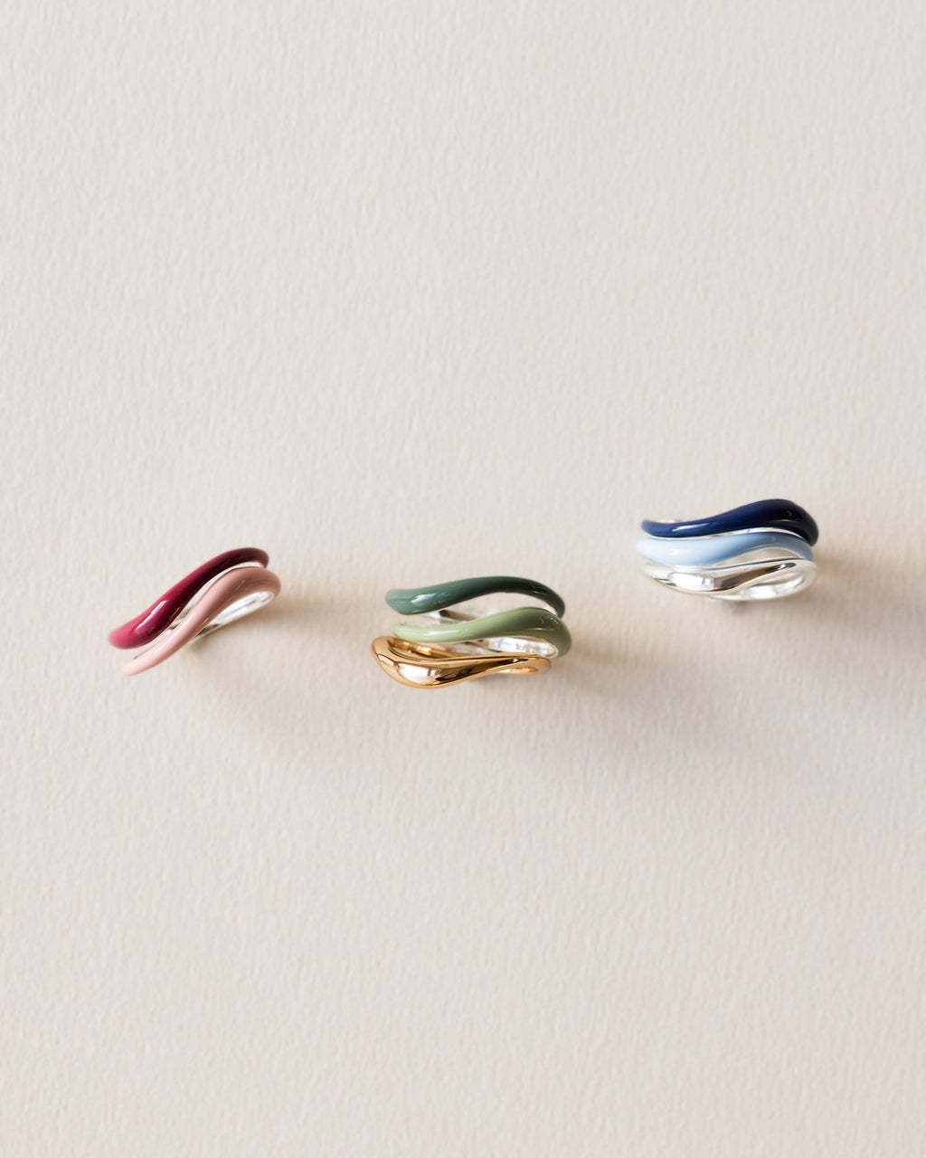 Aura Enamel Flow Ring
