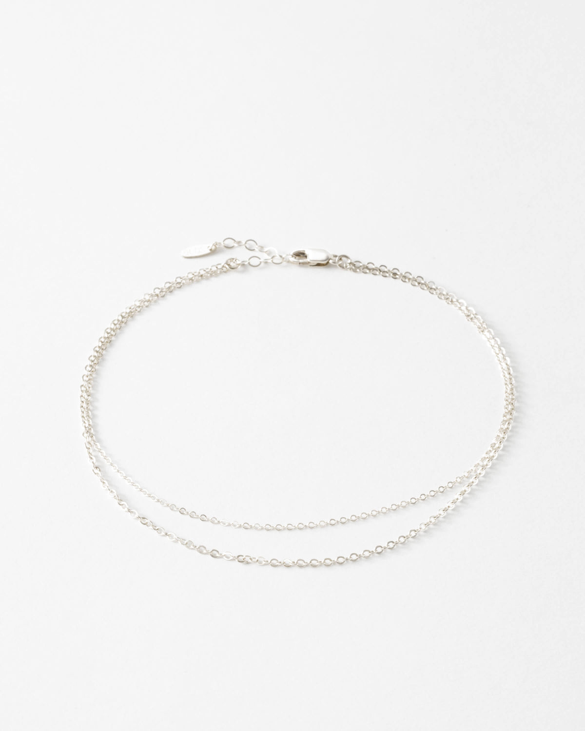 Double Cable Chain Anklet